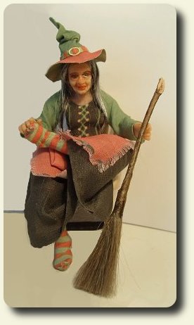 Character dolls and animals in 12th scale by CDHM artisan Nicky Cooper of NickyCC Dolls and Critters