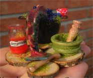 CDHM Miniature Forum member laeva made this 1:12 scale dragon tail fantasy foods