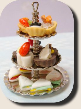 CDHM artisan Pauline Chan creating under the business name of P's Design Miniatures creates handmade dollhouse miniature foods