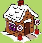 CDHM dollhouse miniature gingerbread houses