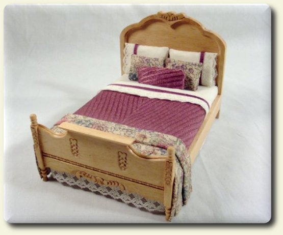 CDHM Artisan Deb Roberts creating dollhouses, dressed beds, and textile arts
