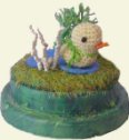 Thread duck by CDHM artisan Mariella Vitale of Muffa Miniatures