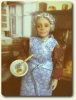 Grandmother doll in 1:12 scale by Julie Campbell of Bellabelle Dolls, CDHM and IGMA artisan