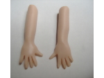 Rounding the ends of the polymer clay fingers